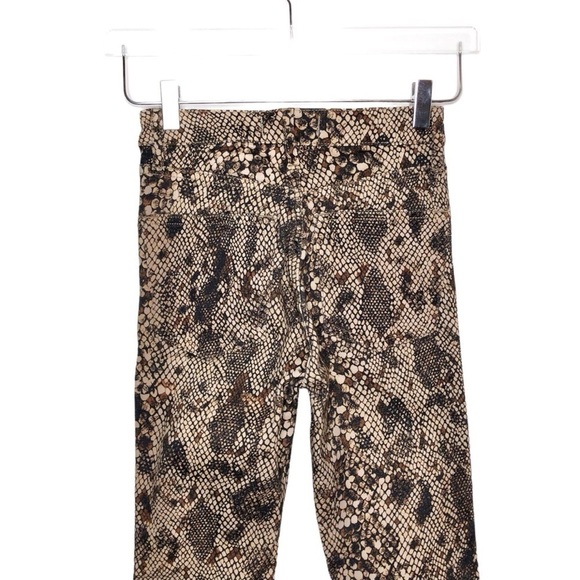 NEW Free People Two Faced Snake Print High Rise Skinny Jeans Sz 25 - Picture 9 of 10